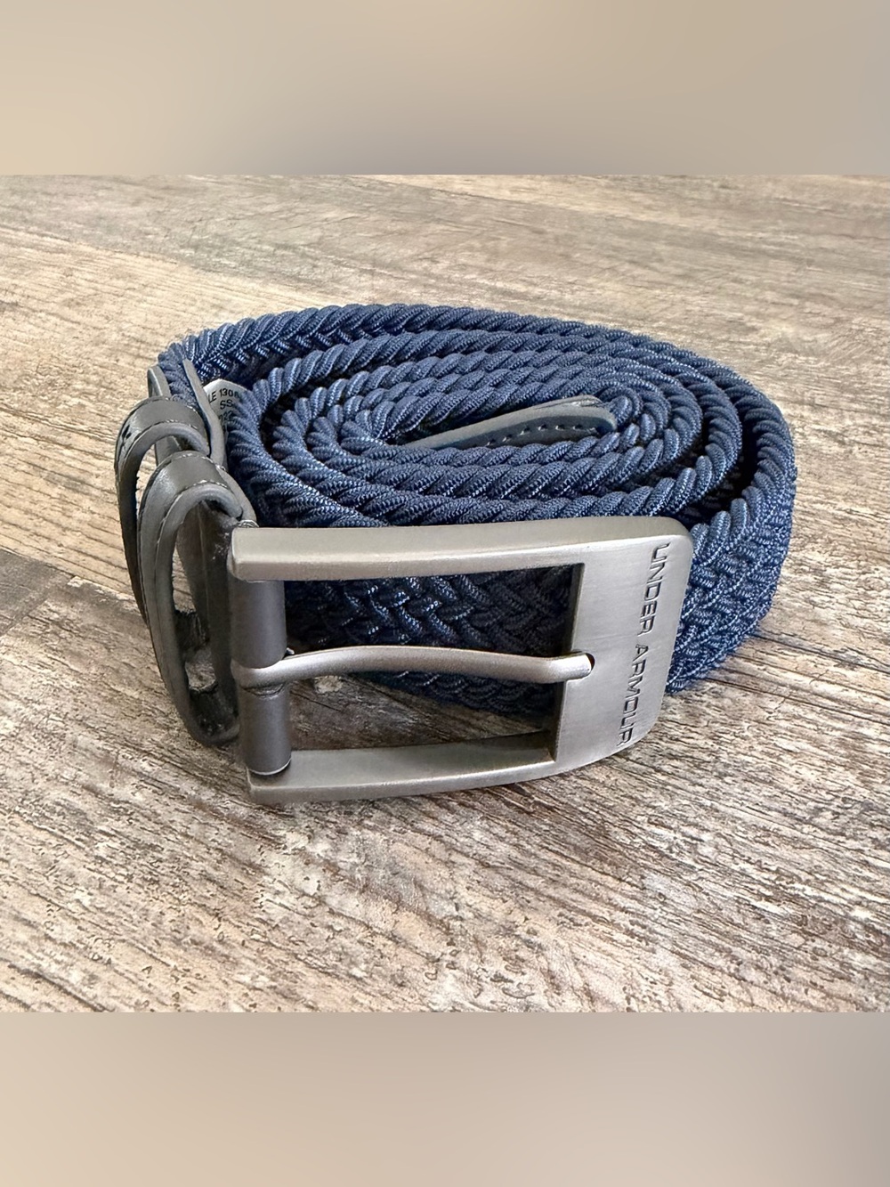 Under Armour Men’s Drive Braided Golf Belt Blue L/XL 36-38 Waist